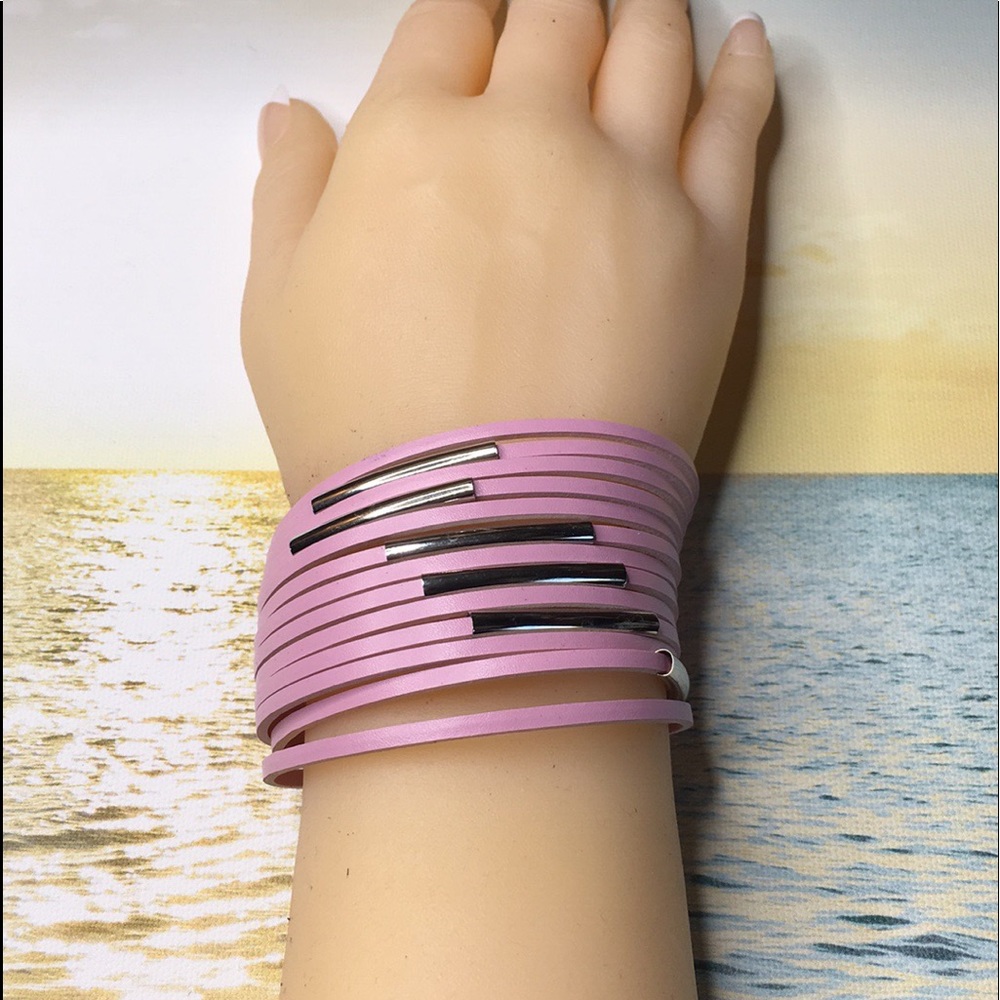 Pink Punk Bracelet - Picture 3 of 10